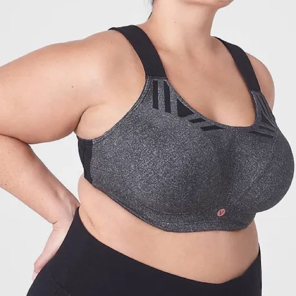 Lane Bryant Other - Livi Active Lane Bryant Plus Size Sports Bra Black Gray 40H Max Support Wicking